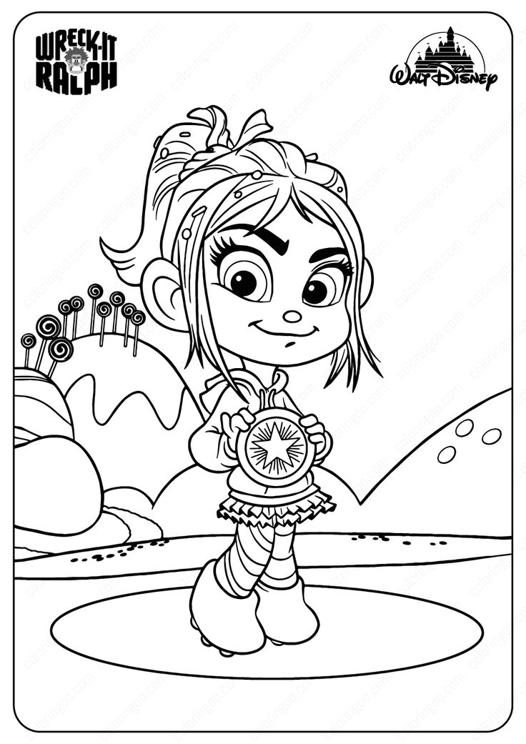 Wreck it ralph vanellope coloring pages disney coloring pages coloring pages candy coloring pages