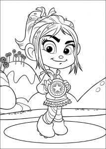 Free printable coloring pages from ralphs worlds vanellope von schweetz