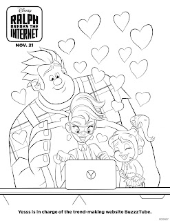 Ralph breaks the internet coloring pages