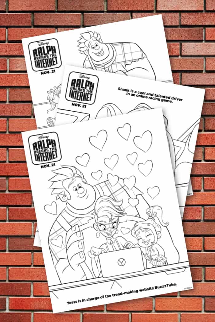 Wreck it ralph coloring pages