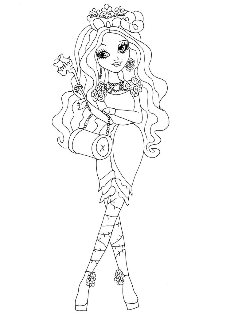 Briar beauty ever after high coloring page pãginas para colorear disney dibujos princesas para colorear