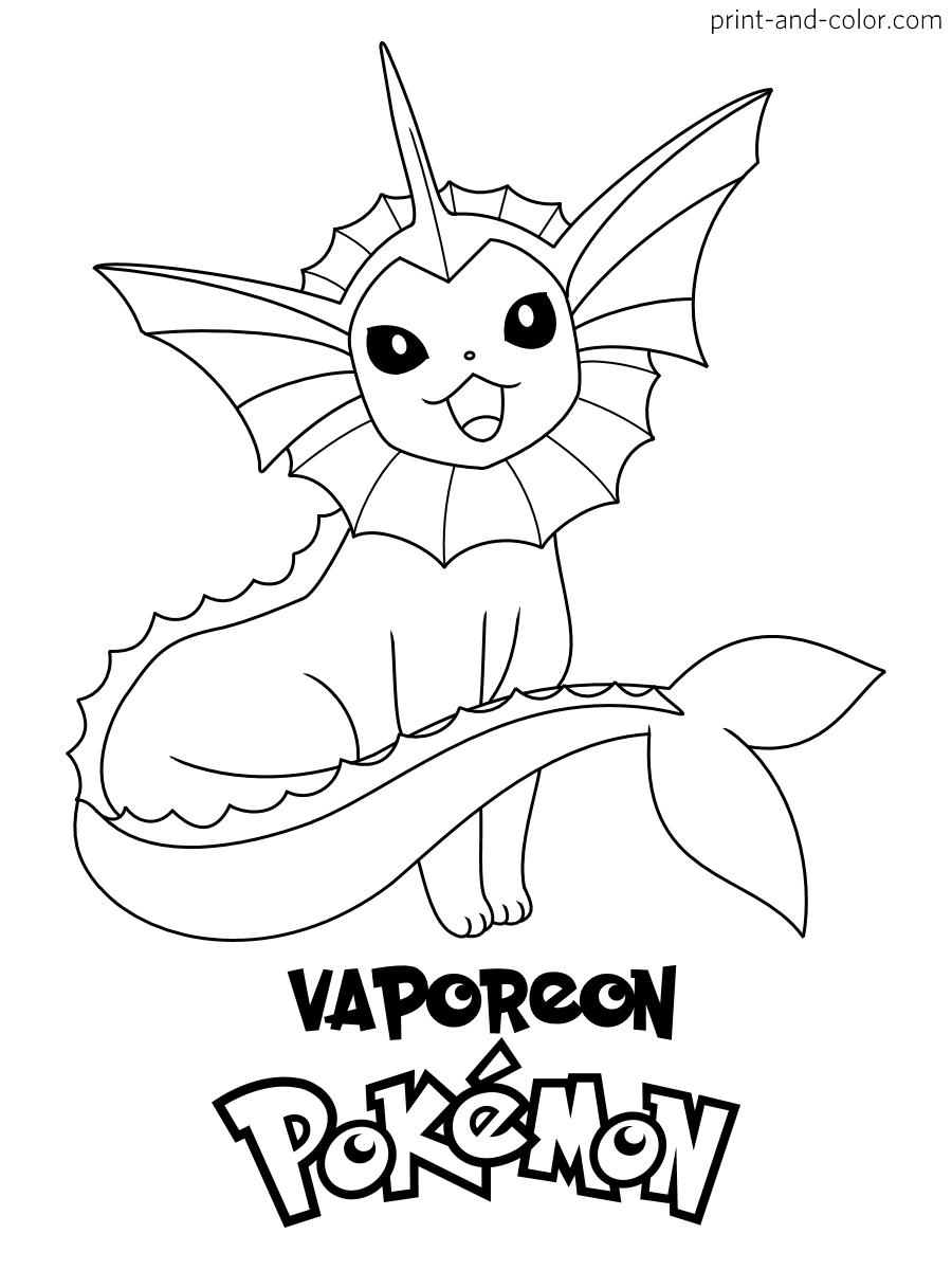 Pokemon coloring pages print and color