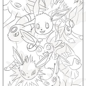 Jolteon printable