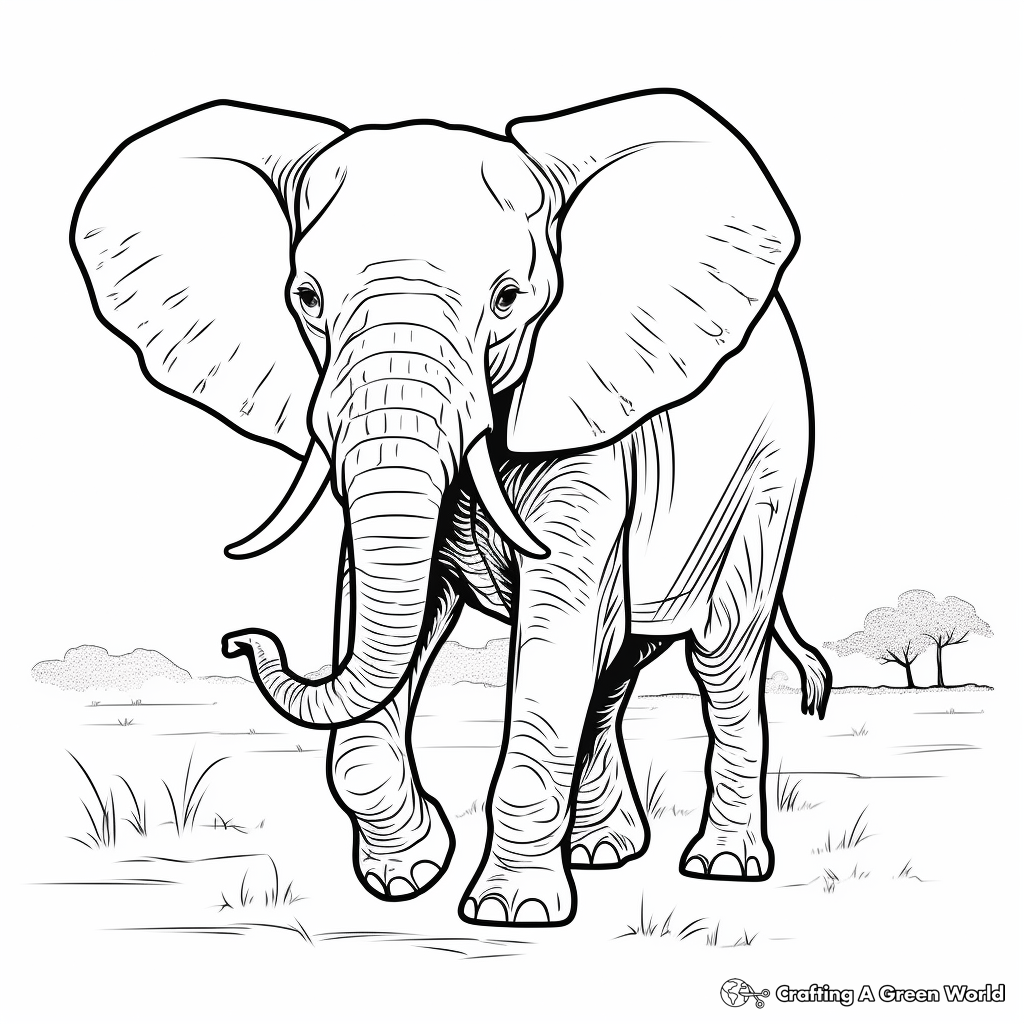 Endangered animals coloring pages