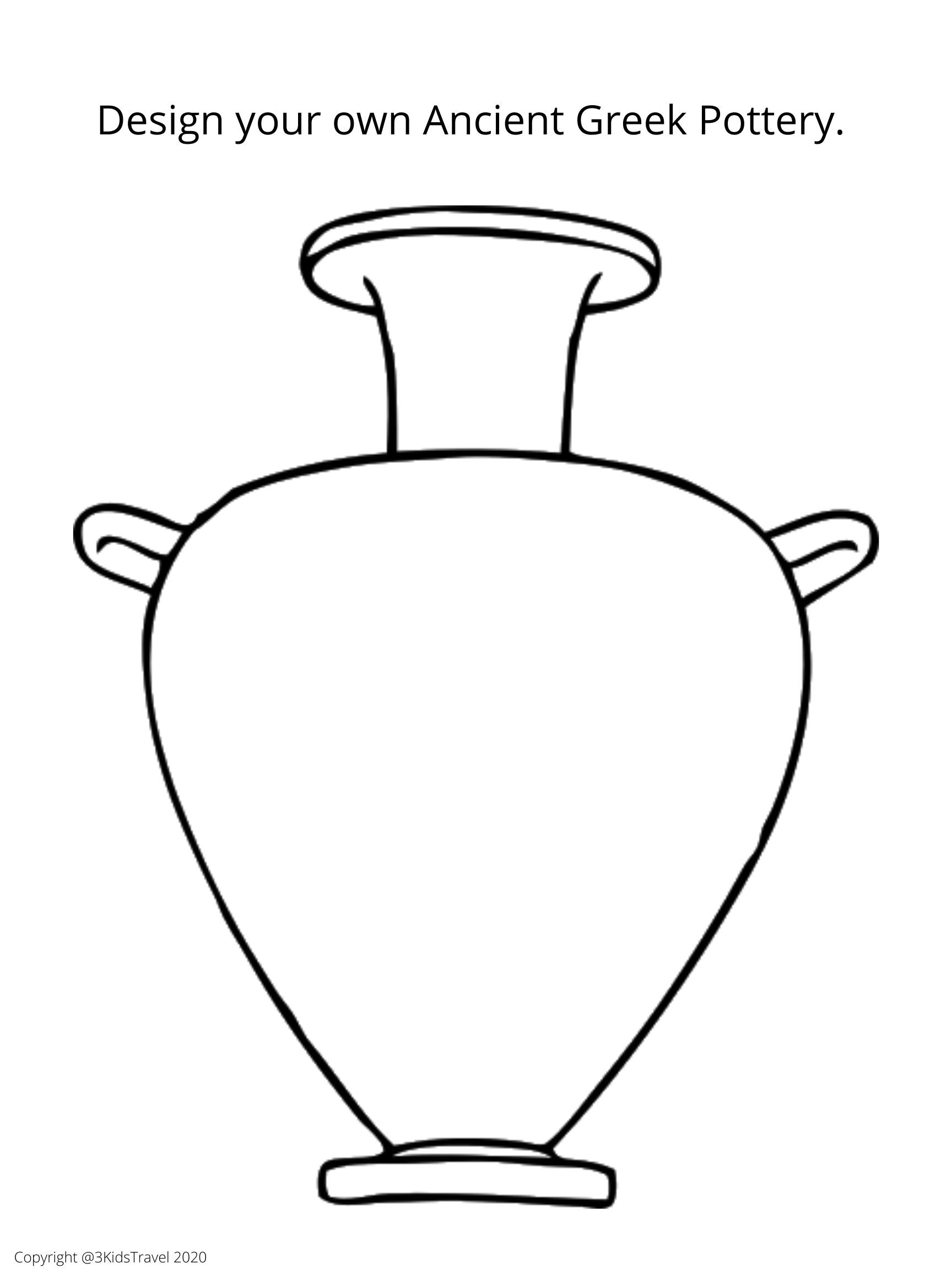 Free printable ancient greece coloring pages â kids travel