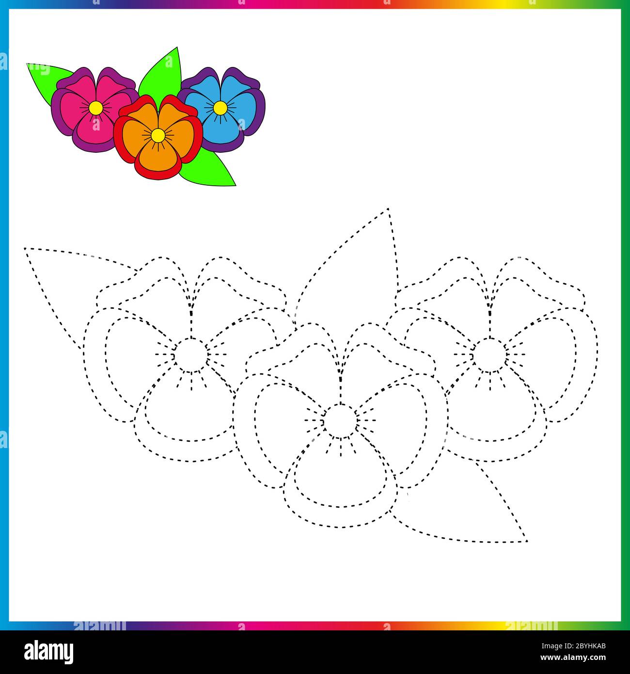 Vase connect the dots and coloring page worksheet