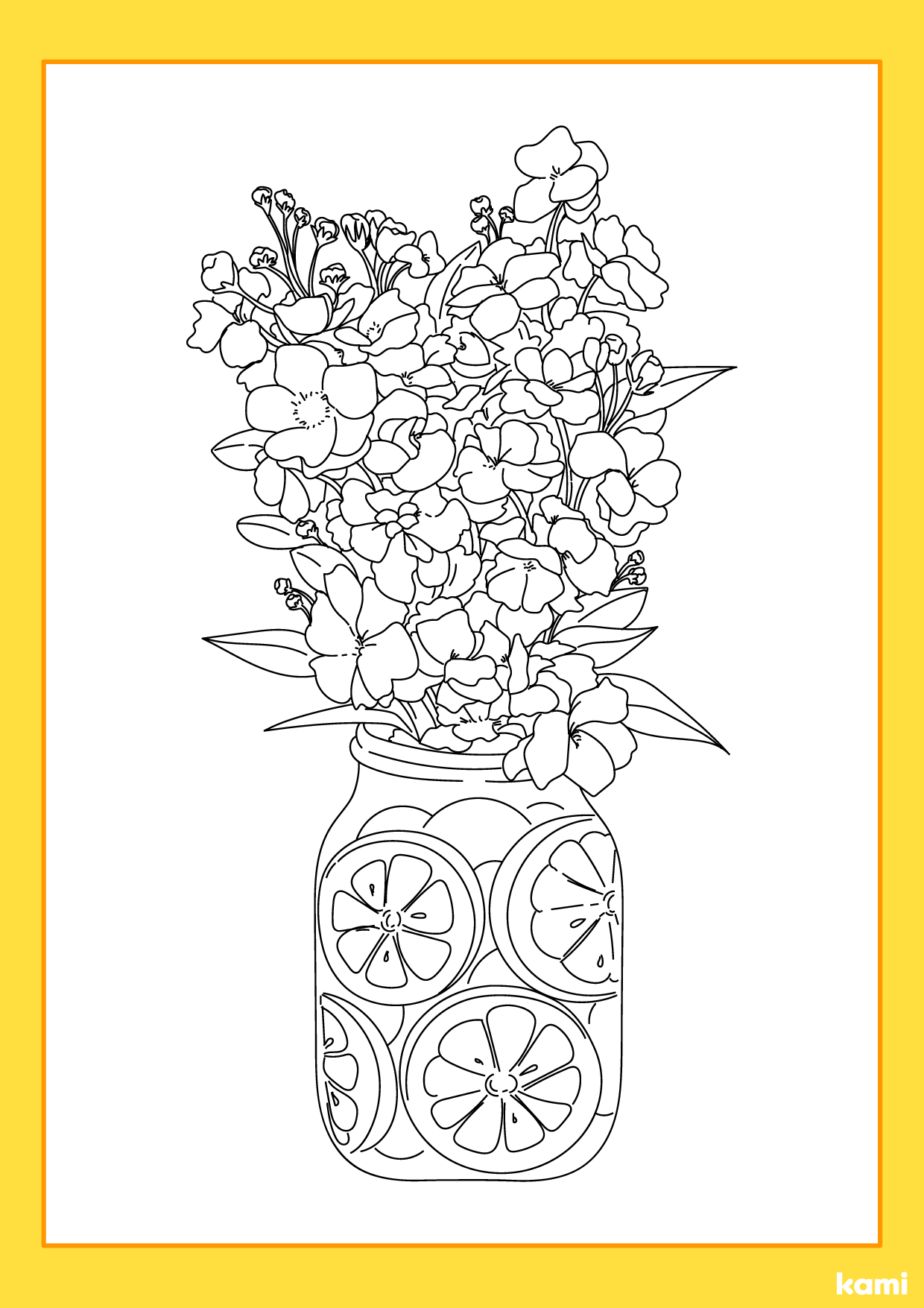 Spring coloring sheet flower vase for teachers perfect for grades st nd rd th k pre k other classroom resources kami library