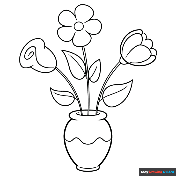 Free printable flower coloring pages for kids