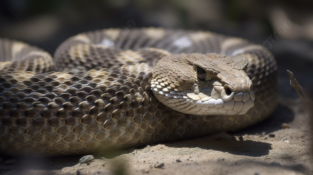 Fondo serpiente marrãn y blanca tirada en el suelo fondo imagen de la serpiente de cascabel de palda de diamante occidental imagen de fondo para dcarga gratuita