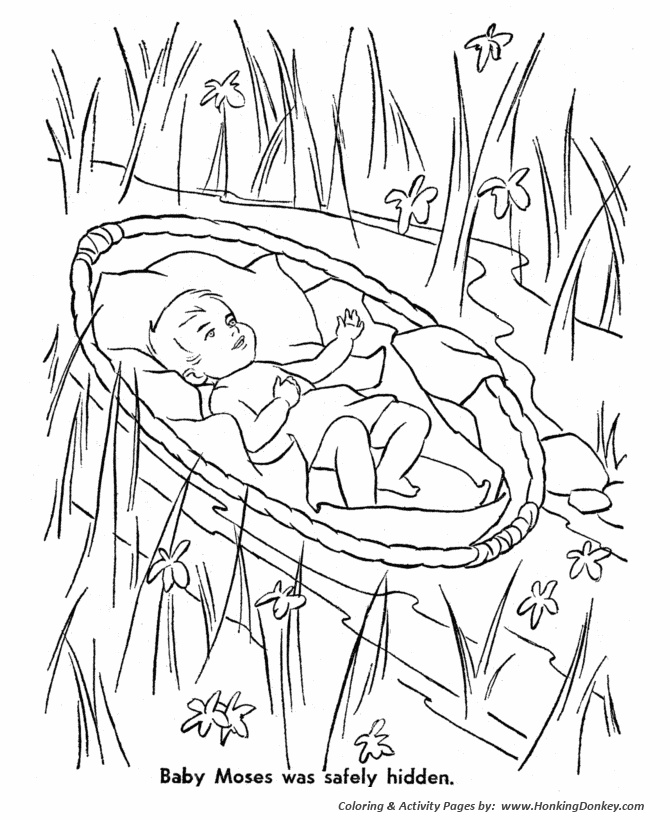Bible story characters coloring page sheets