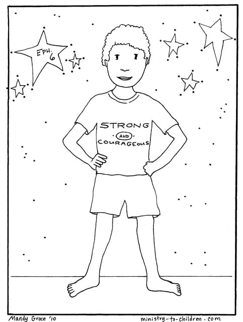 Vbs coloring pages armor of