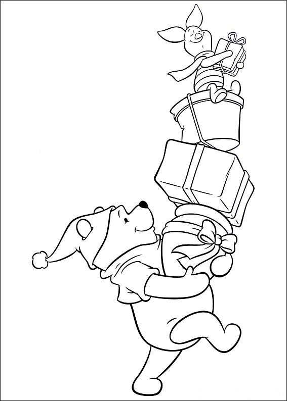 Pin by valentines day on winnie the pooh bear coloring pages christmas coloring sheets disney coloring pages