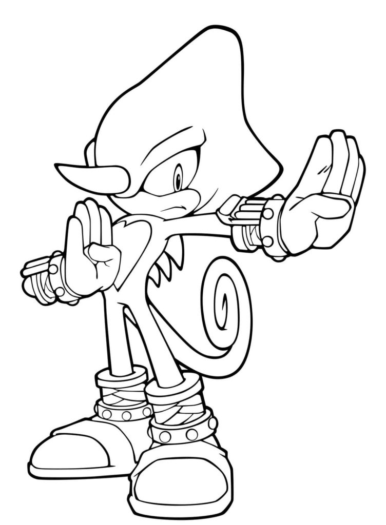 Sonic the hedgehog coloring pages pieces print for free