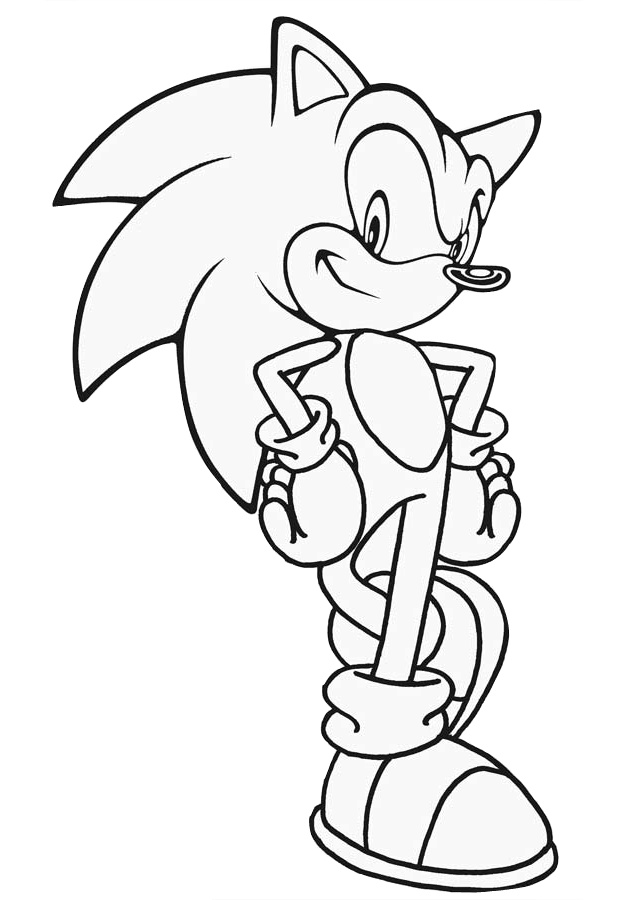 Sonic speedster sonic the hedgehog coloring pages pdfs print color craft