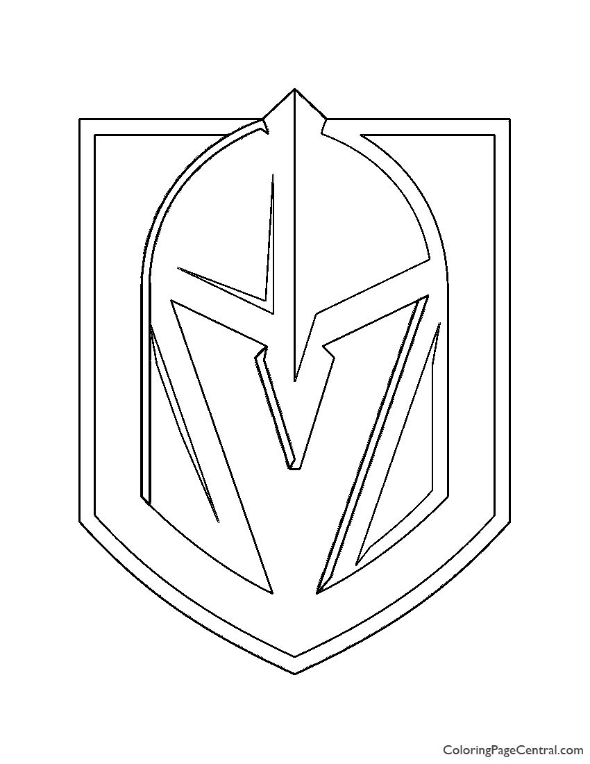 Vegas golden knights coloring pages vegas golden knights logo nhl golden knights golden knights logo