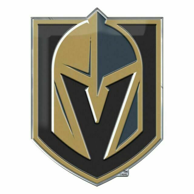 Vegas golden knights auto truck boat hard surface emblem decal aluminium nhl