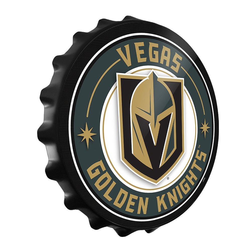 Vegas golden knights bottle cap wall sign