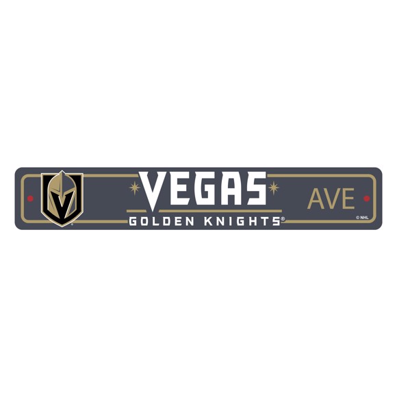 Vegas golden knights street sign