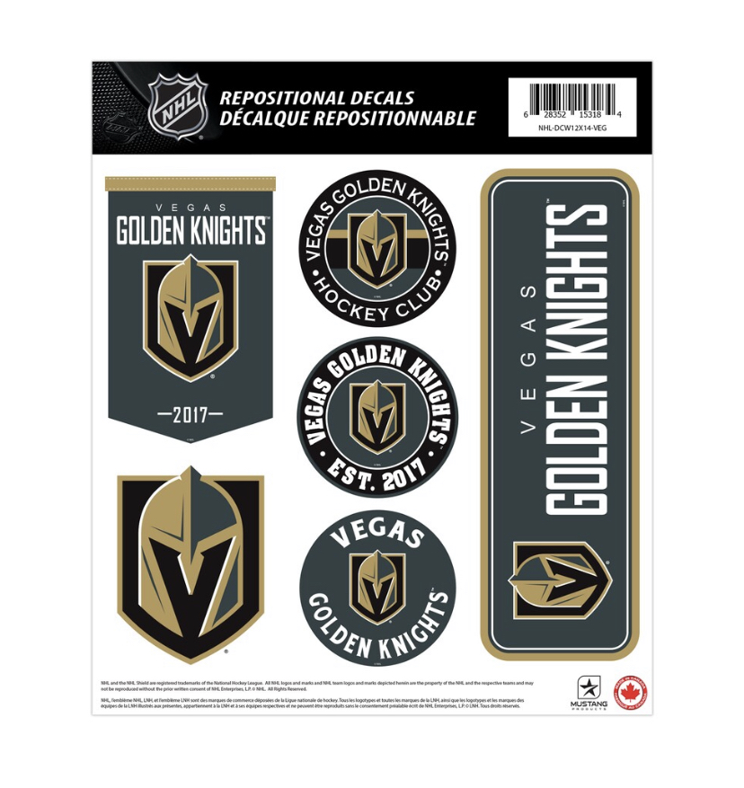 Nhl vegas golden knights x team logo repositionable del