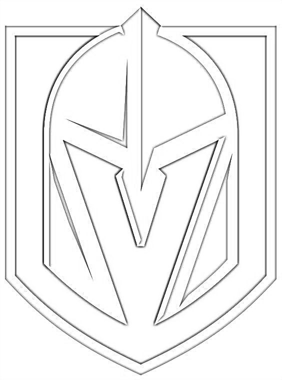 Vegas golden knights coloring page vegas golden knights logo golden knights logo golden knights