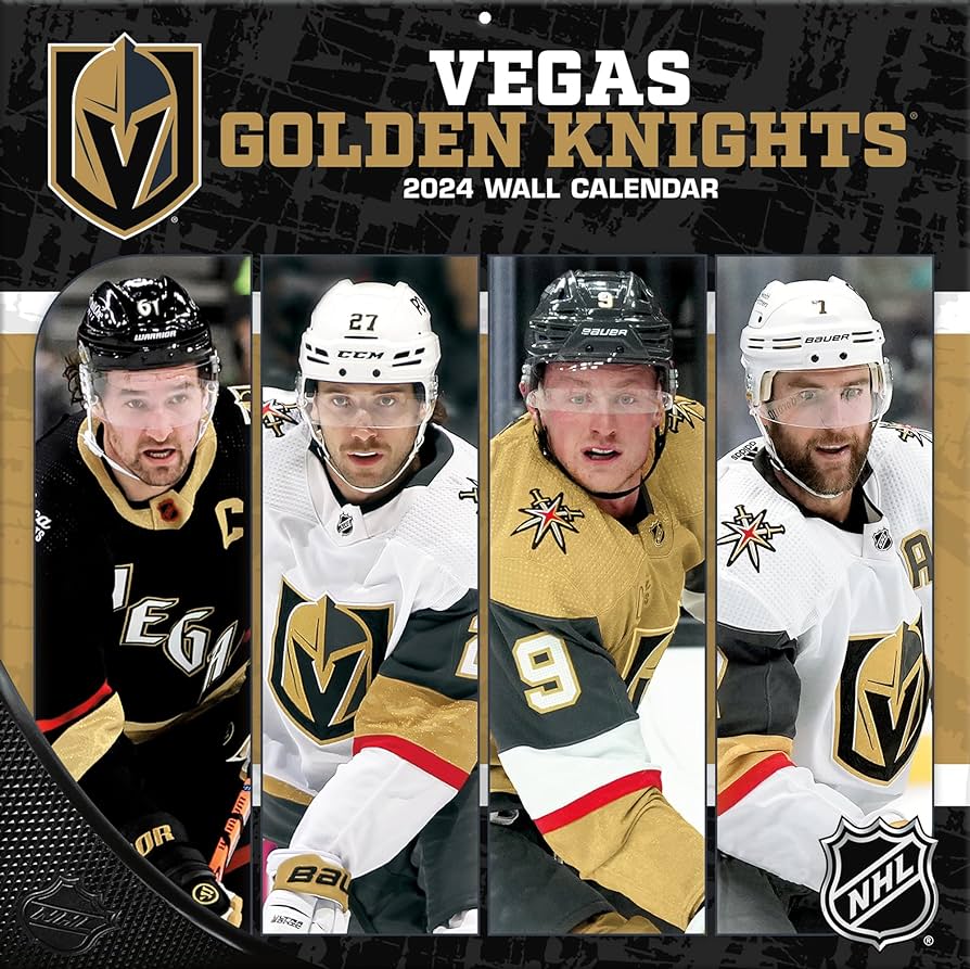 Vegas golden knights x team wall calendar turner sports office products