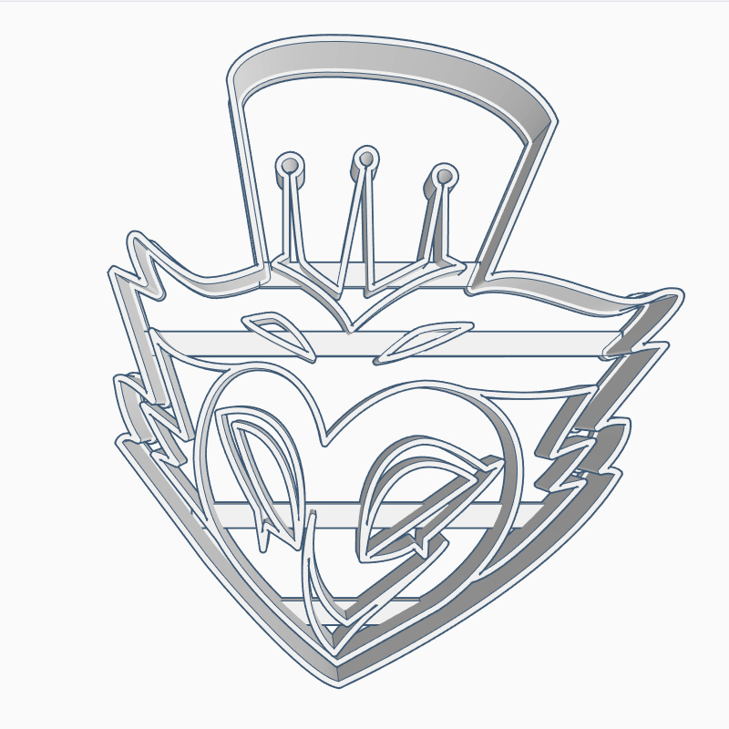 Stl file stolas helluva boss hazbin hotel cookie cutter ðãd printable model to downloadãcults