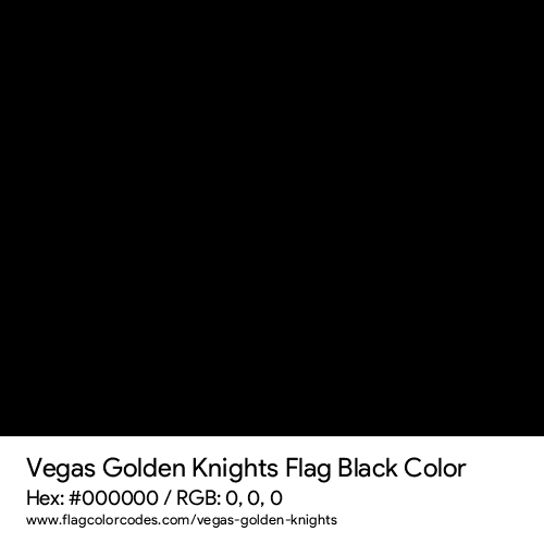 Vegas golden knights flag color codes