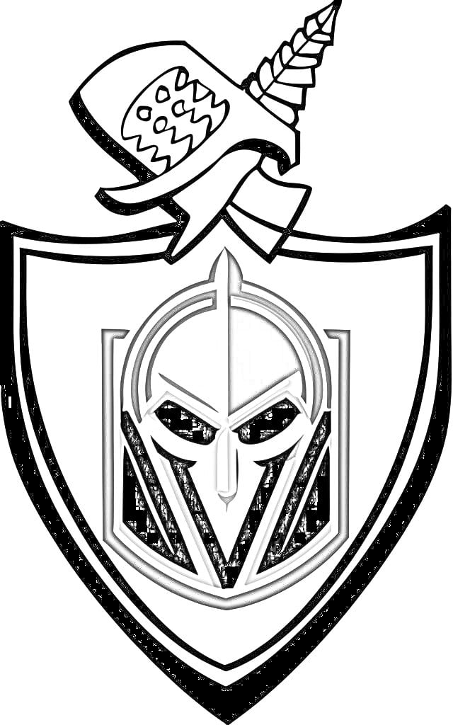 Vegas golden knights coloring page