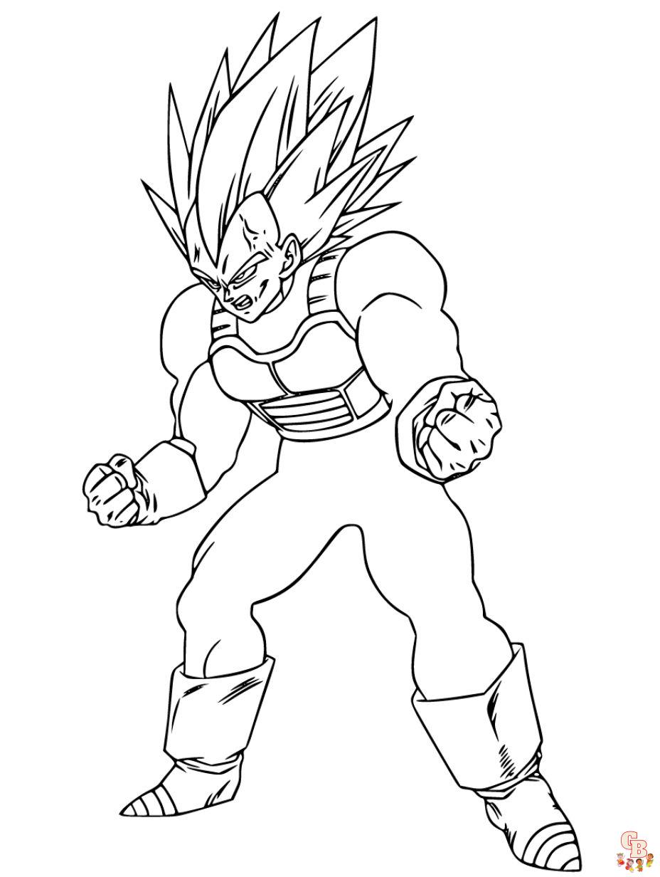 Dragon ball z coloring pages unleash your creativity