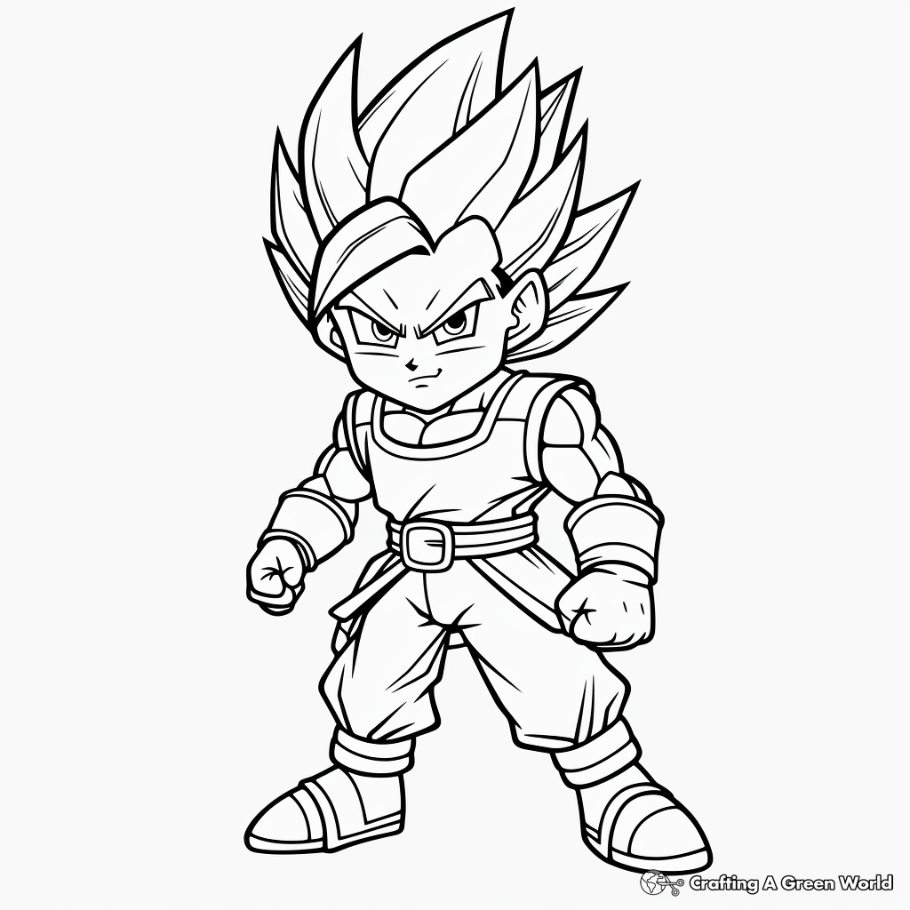 Goku coloring pages