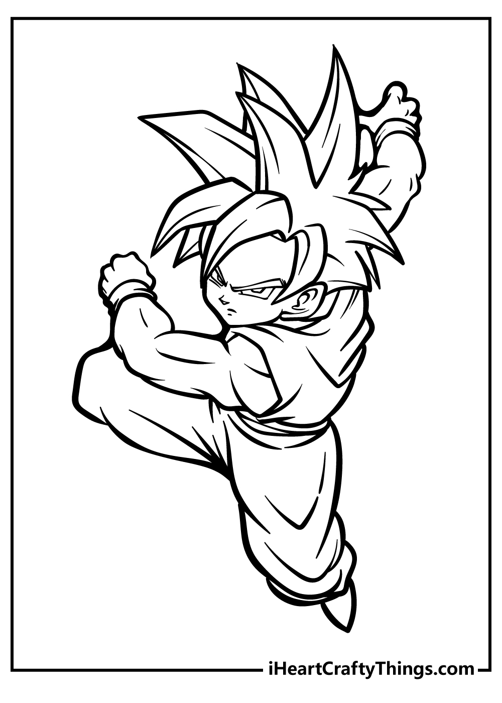 Dragon ball z coloring pages free printables