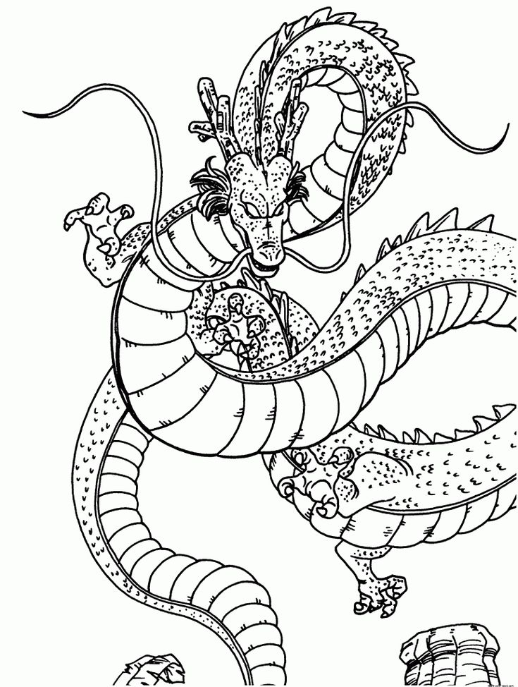 Dragon ball coloring pages