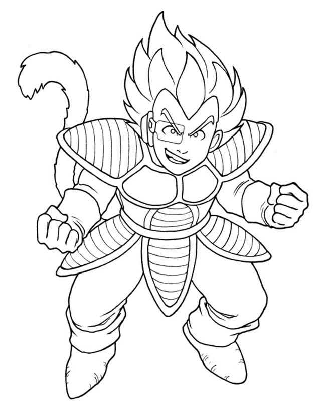 Desenhos do vegeta dbz para imprimir e colorir vegeta desenho desenhos desenhos para colorir