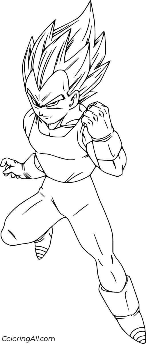 Vegeta coloring pages