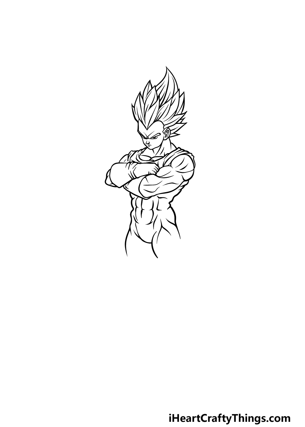 Vegeta drawing