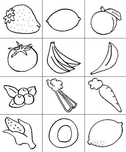 Fruits and vegetables coloring pages vegetable coloring pages fruits and vegetables pictures fruit coloring pages