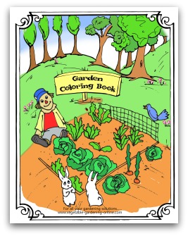 Free vegetable garden coloring books