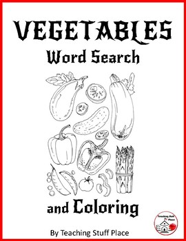 Vegetables vocabulary word search coloring â grades