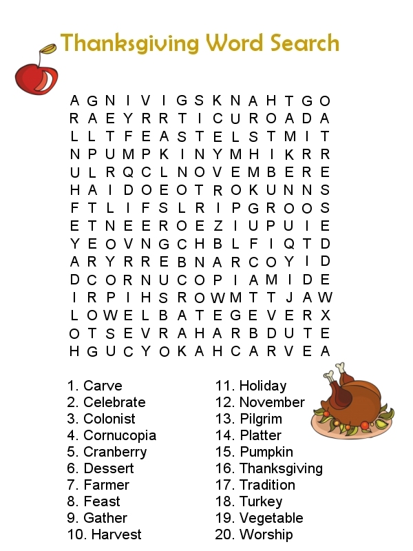 The best thanksgiving printables for kids