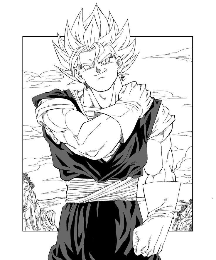 Dragon ball vegetto rmangacoloring