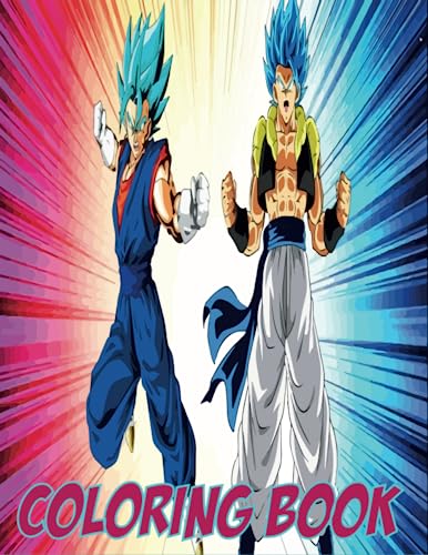 Coloring book gojeta and vegito coloring book by loris kuri