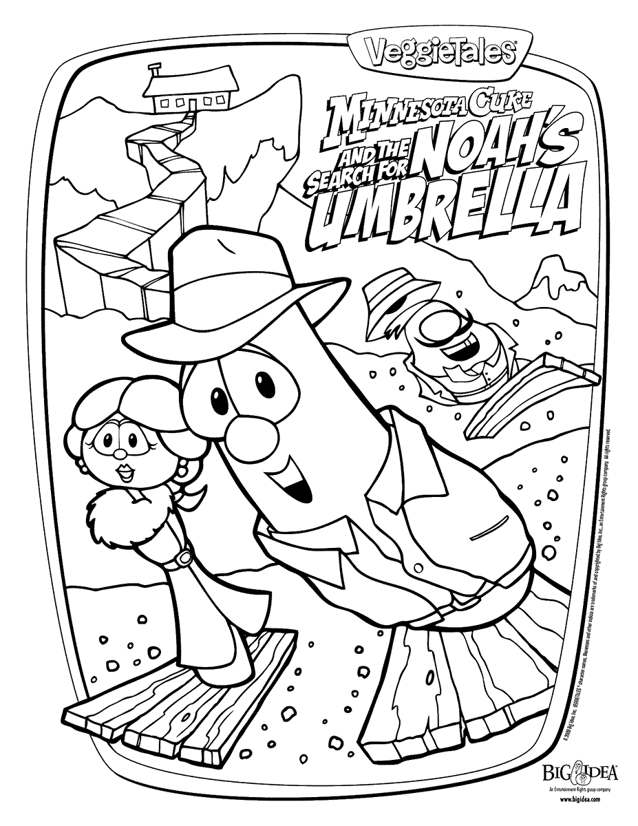 Veggietales coloring pages printable for free download