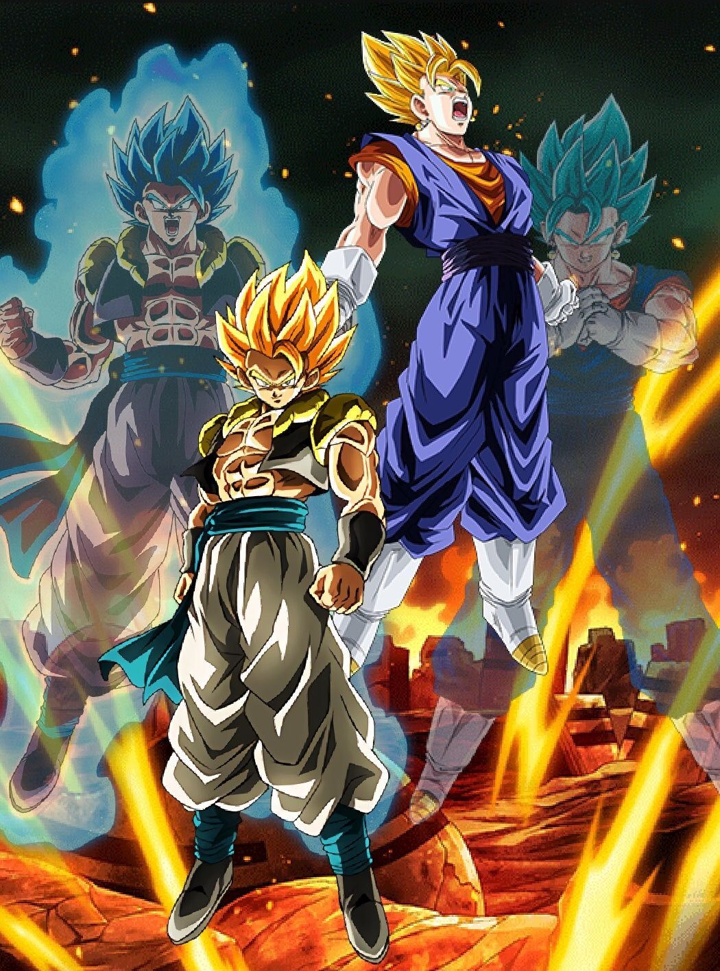 Gogeta and vegito wallpapers