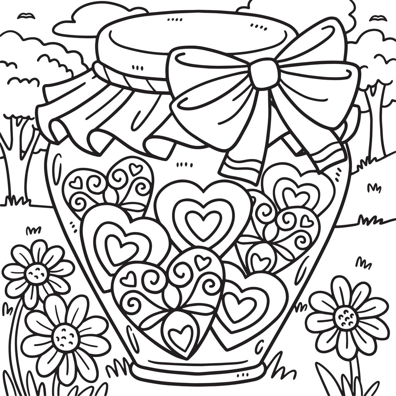 Valentines day coloring pages by coloringpageswk on