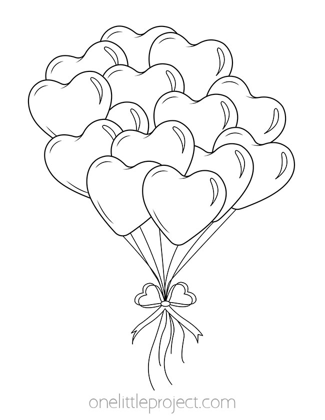 Valentines day coloring pages free printable valentines coloring sheets