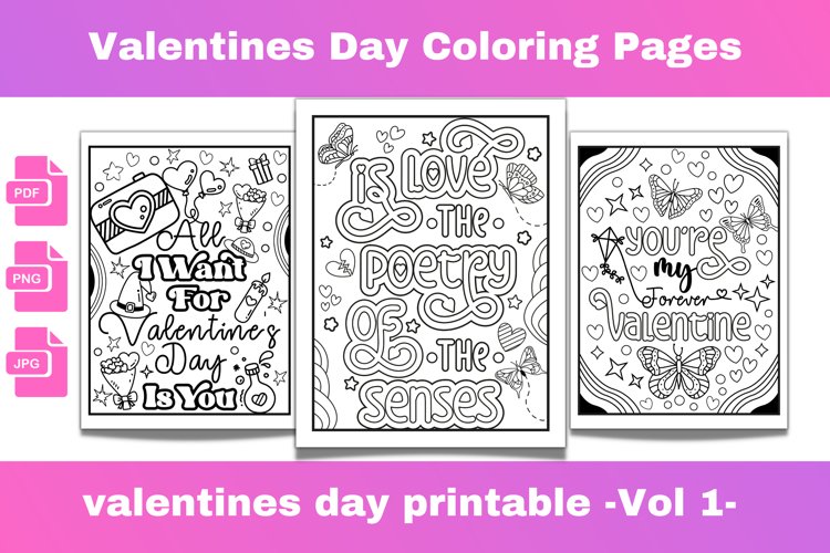 Valentines day coloring pages valentines day printables
