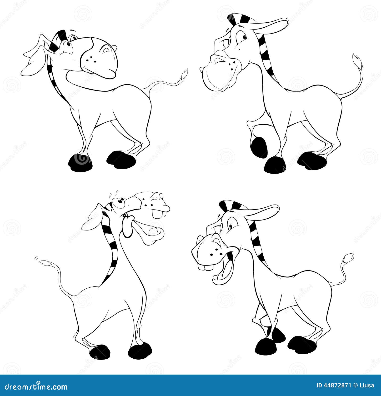 Burros stock illustrations â burros stock illustrations vectors clipart