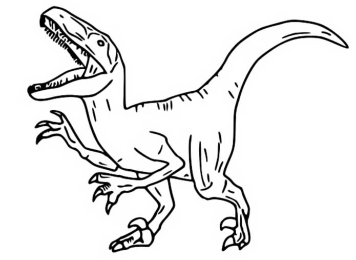 Coloring page jurassic world