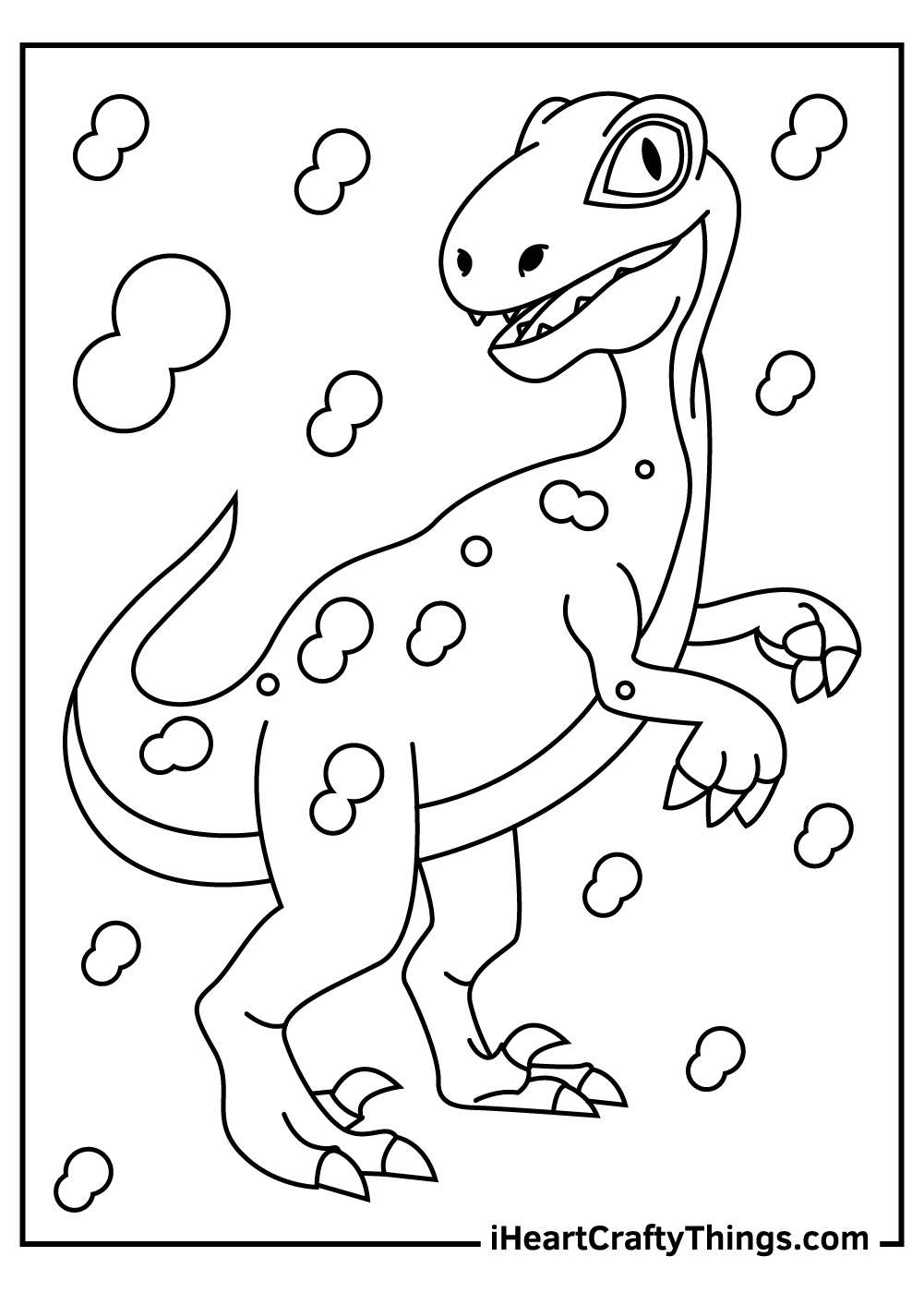 Velociraptor coloring pages free printables