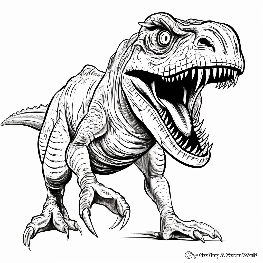 Carnivore dinosaur coloring pages